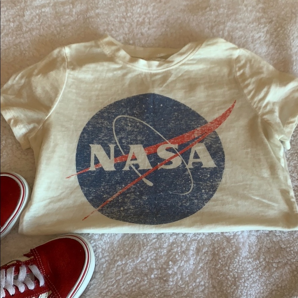 NASA cream tee